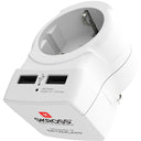 SKROSS - Rejseadapter Europa USA og andre 2xUSB-A 12W Jordet