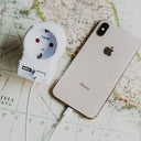 SKROSS - Rejseadapter Europa USA og andre 2xUSB-A 12W Jordet