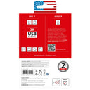 SKROSS - Rejseadapter Europa USA og andre 2xUSB-A 12W Jordet