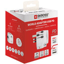 SKROSS - Verdensrejsendeadapter PRO Light USB AC30PD World PD 30W Jordet