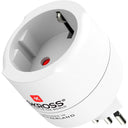 SKROSS - Rejseadapter Europa Schweiz/Italien/Brasilien Jordet